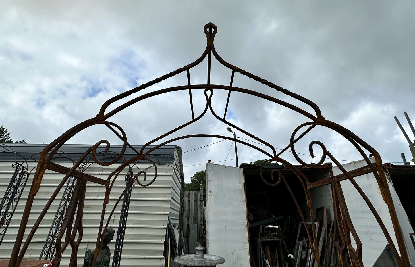 Custom Wrought Iron Arbor GA20242