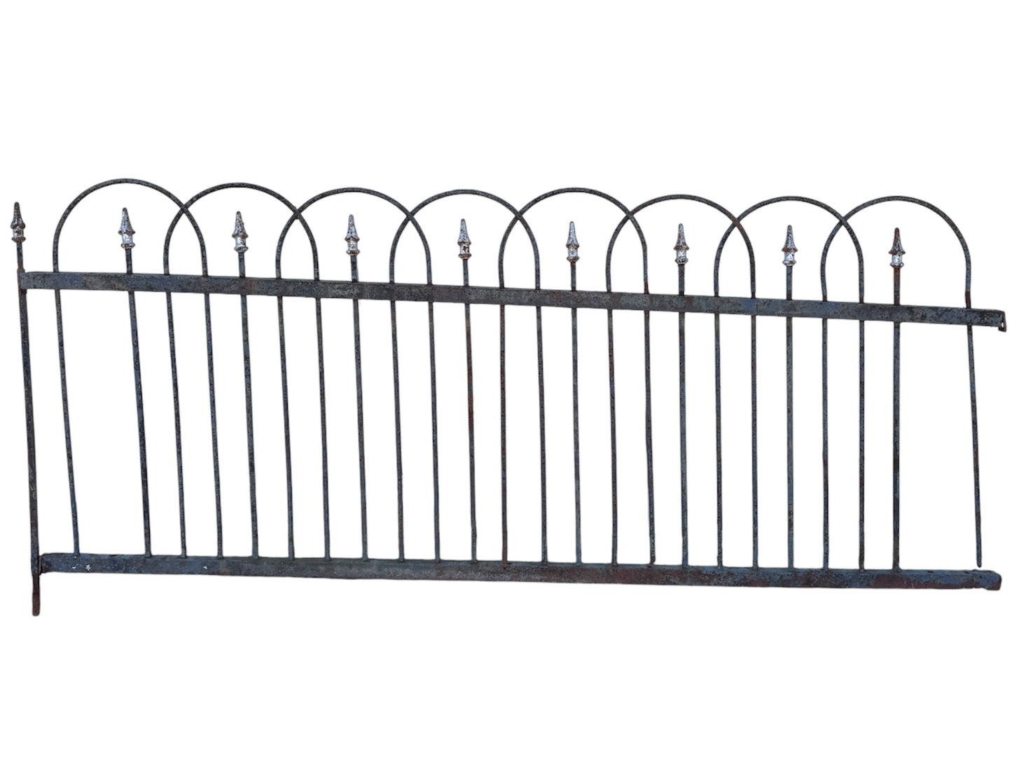 20 feet of antique iron fencing ga21080