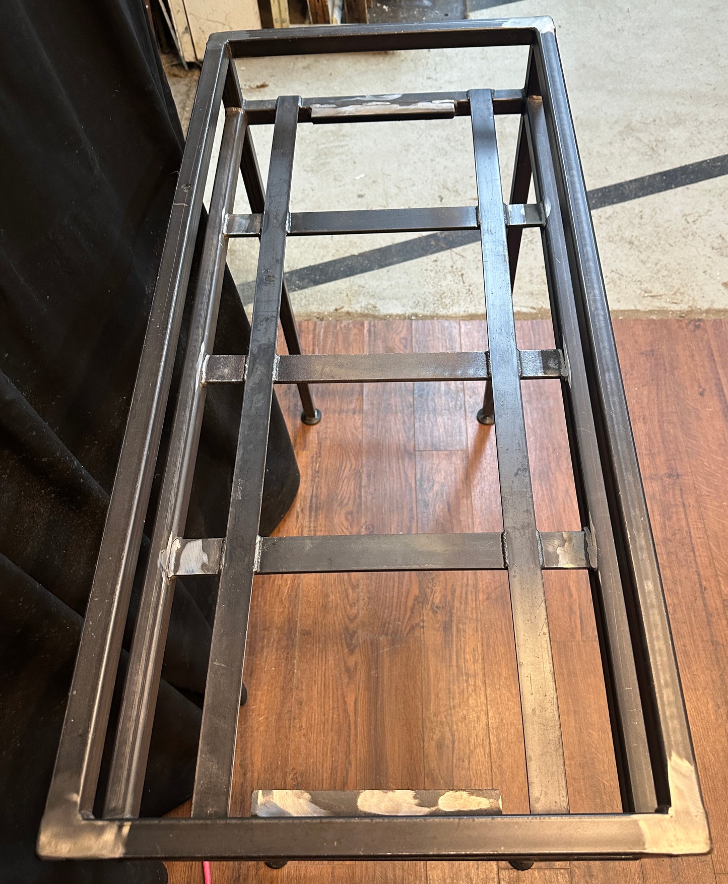 Custom Steel Display Table w/ Wooden Trays GA20810