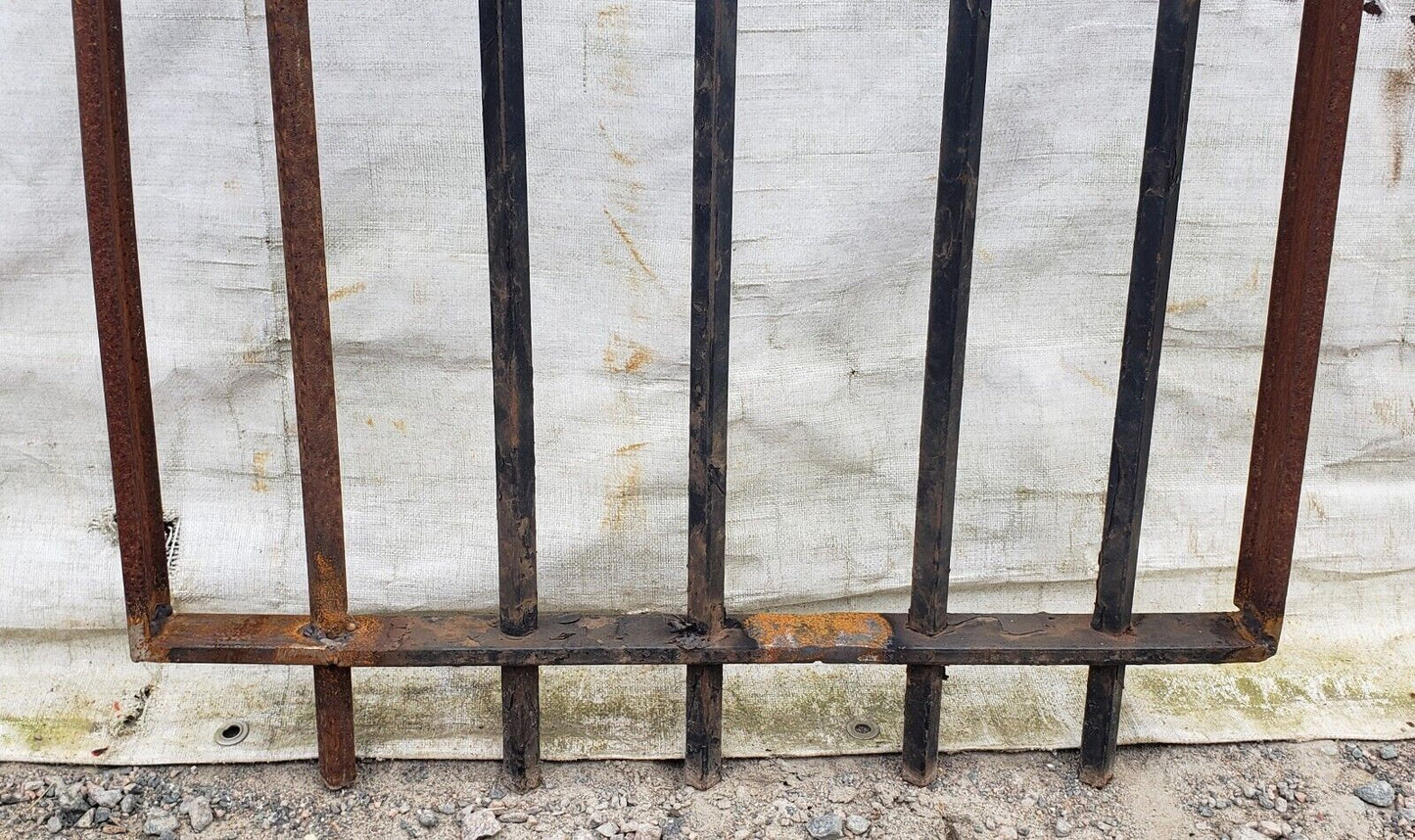 Wrought Iron Gate with Fleur De Lis Finials 28" W x 59 1/2" T GA9528