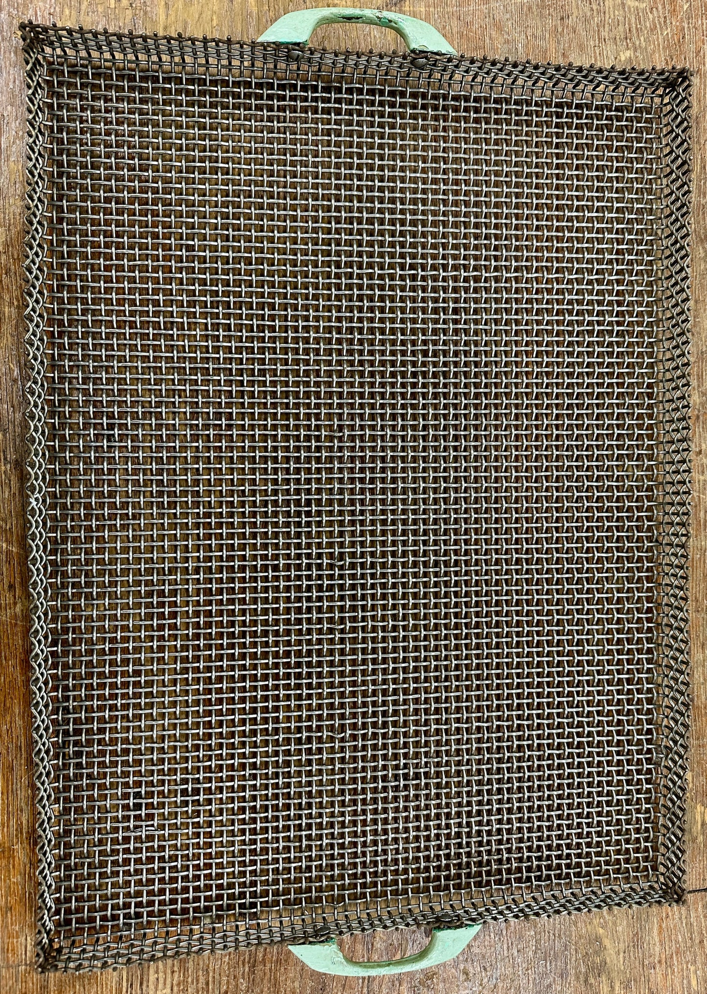Galvanized Steel Braided Serving Trays w/ Handles - 7 Available - GA20738