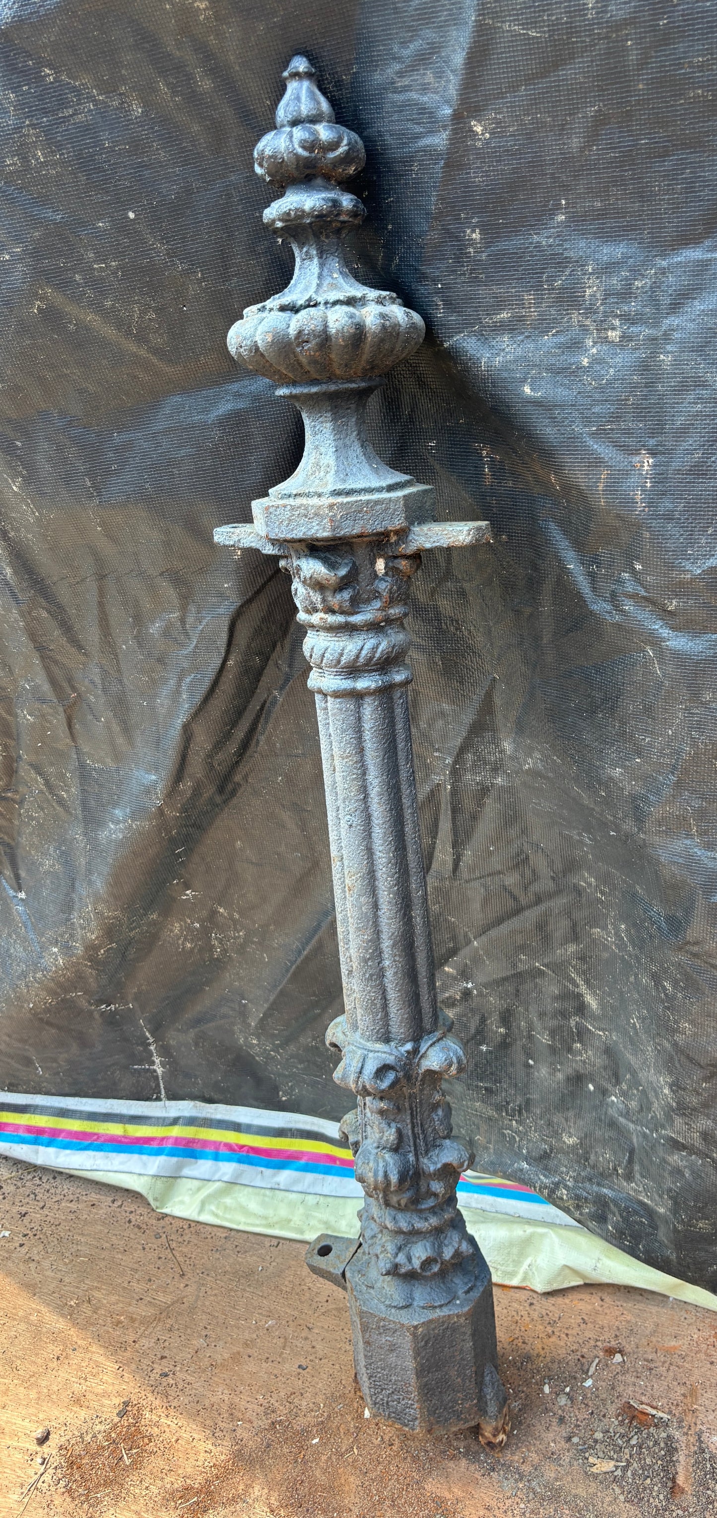 Cast Iron Newel Post GA21560