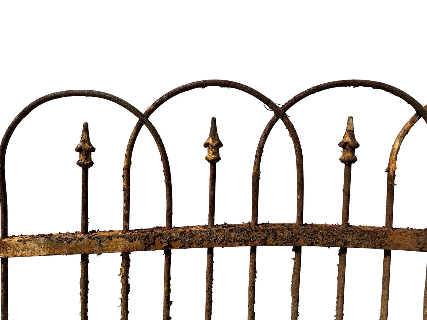 28 Feet of Antique Wrought Iron Hairpin Fencing GA20856