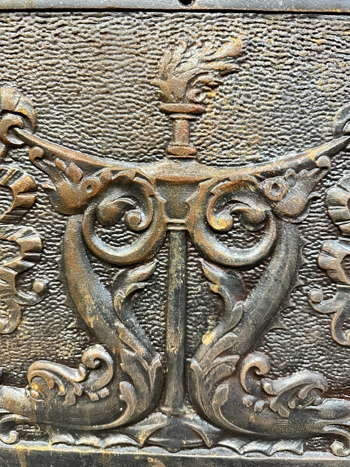 Antique Iron Stove Cover GA20089