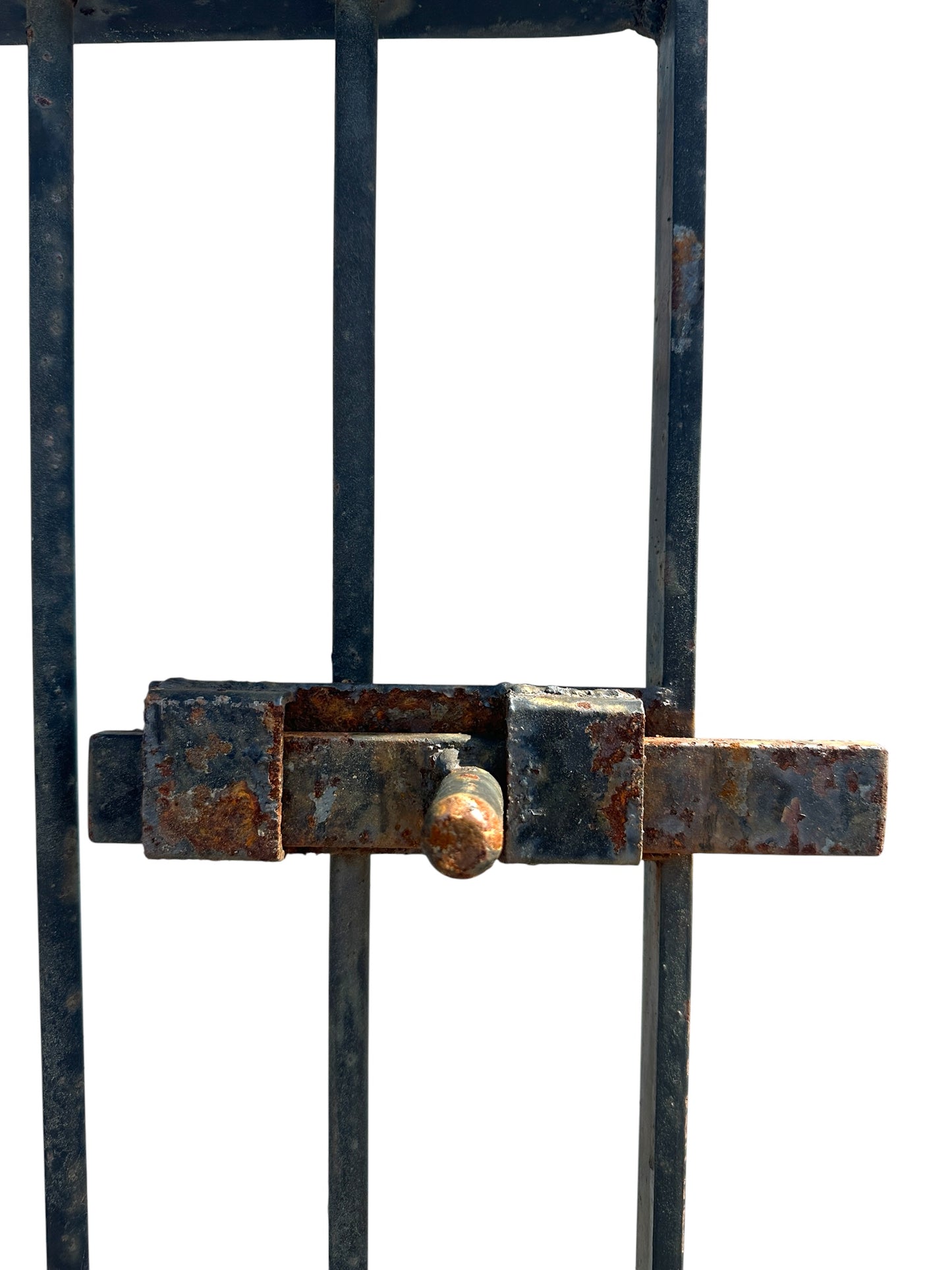 Antique Wrought Iron Gate w/ Original Latch - 30 1/2" W x 37 1/2" T - GA20975