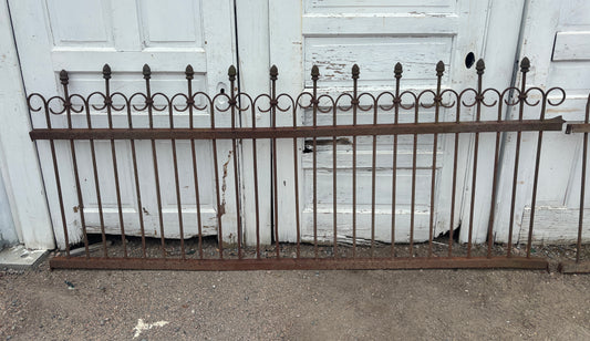 Wrought Iron Picket Fence Panels GA21214