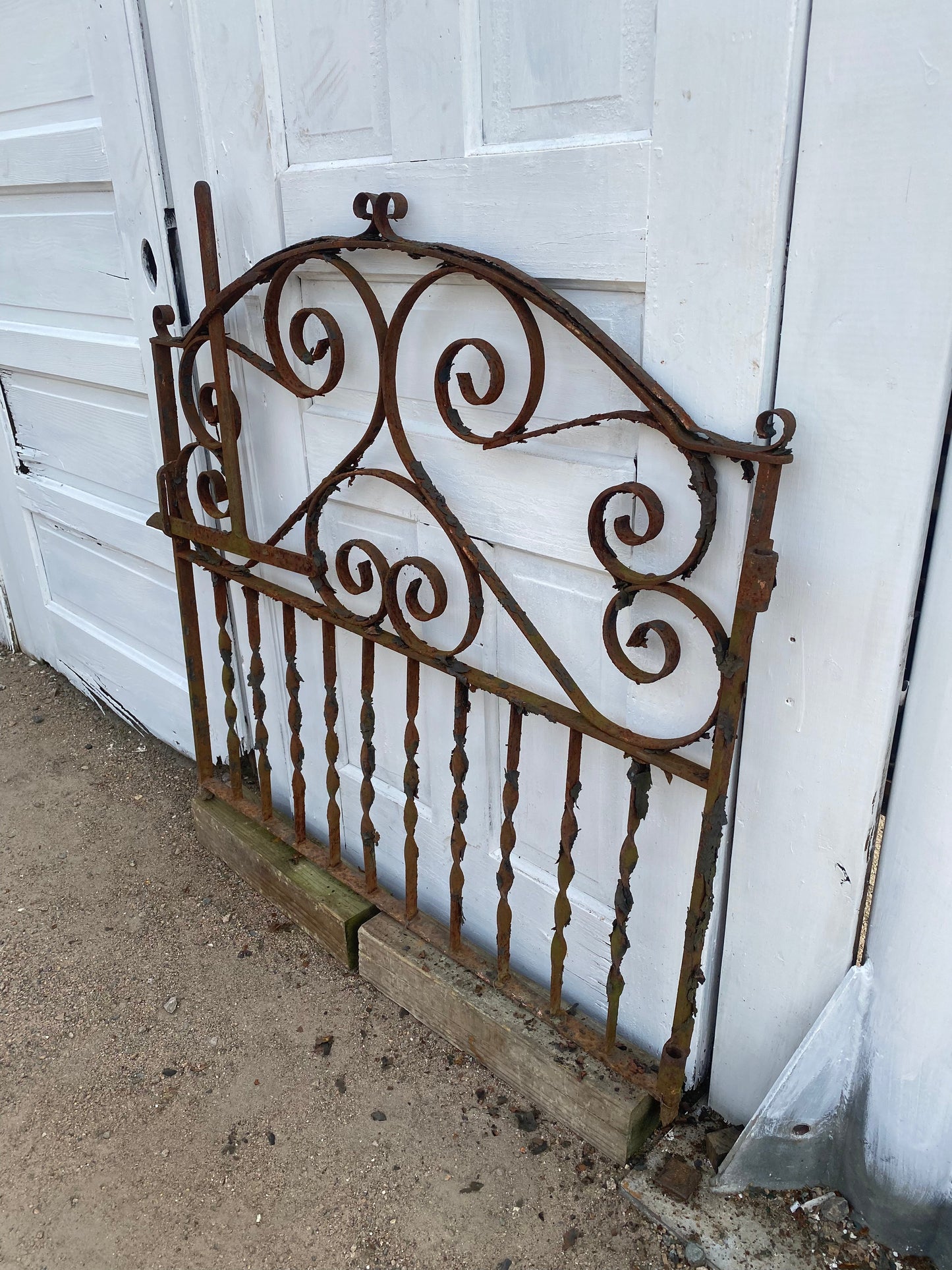 Antique Iron Gate GS20216 - 38 1/4" wide x 41" tall