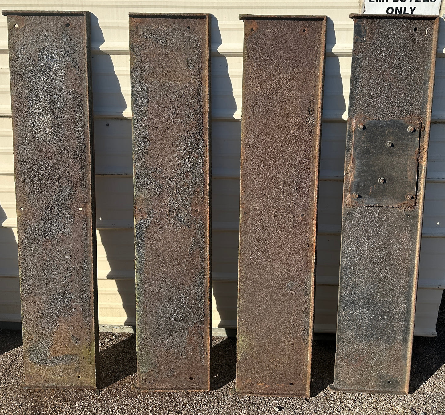 Set of 4 54" Long Cast Iron Stair Treads GA20824
