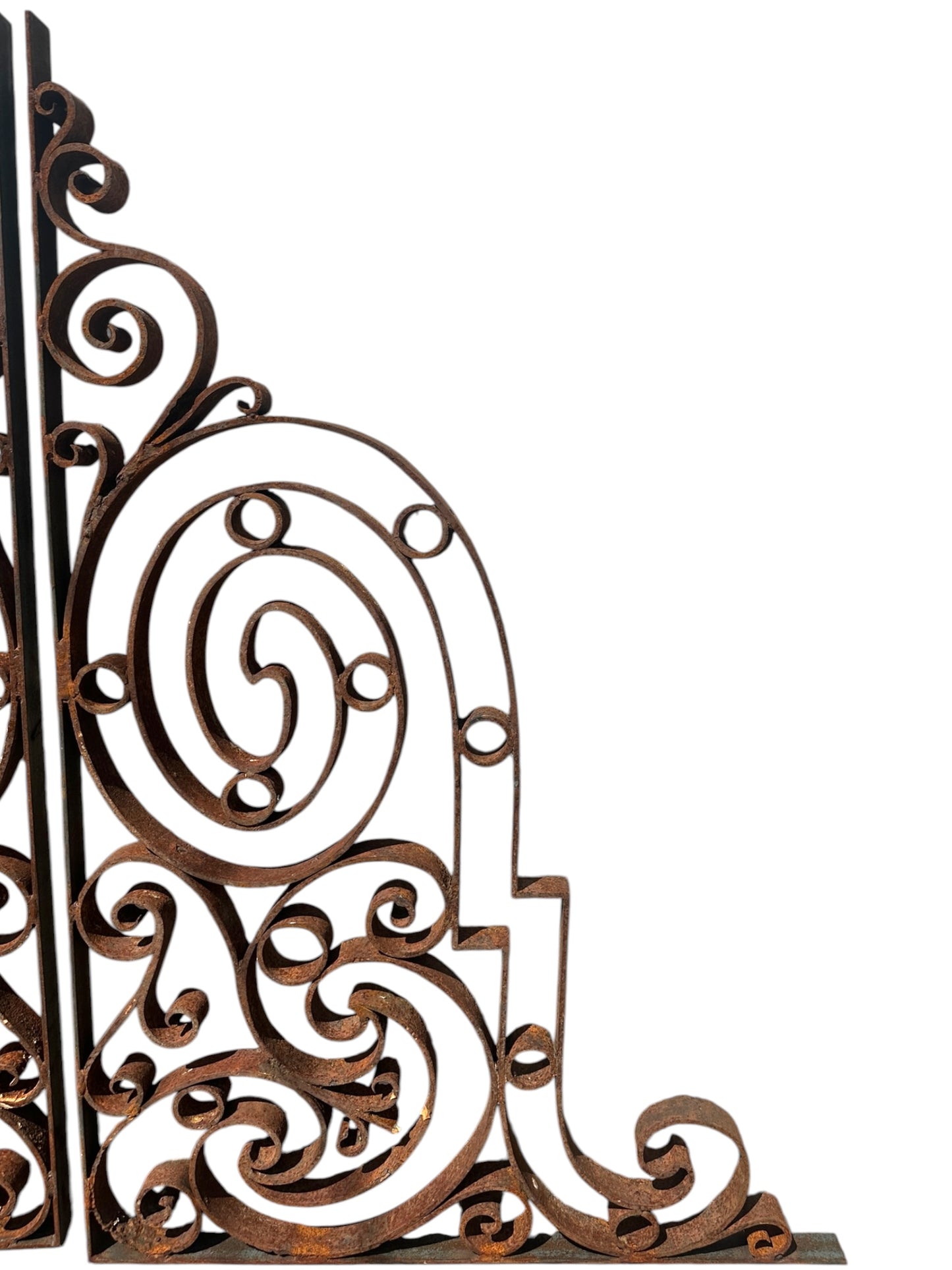 2 Pairs of Antique Iron Balcony Support/ Mezzanine Brackets GA20995
