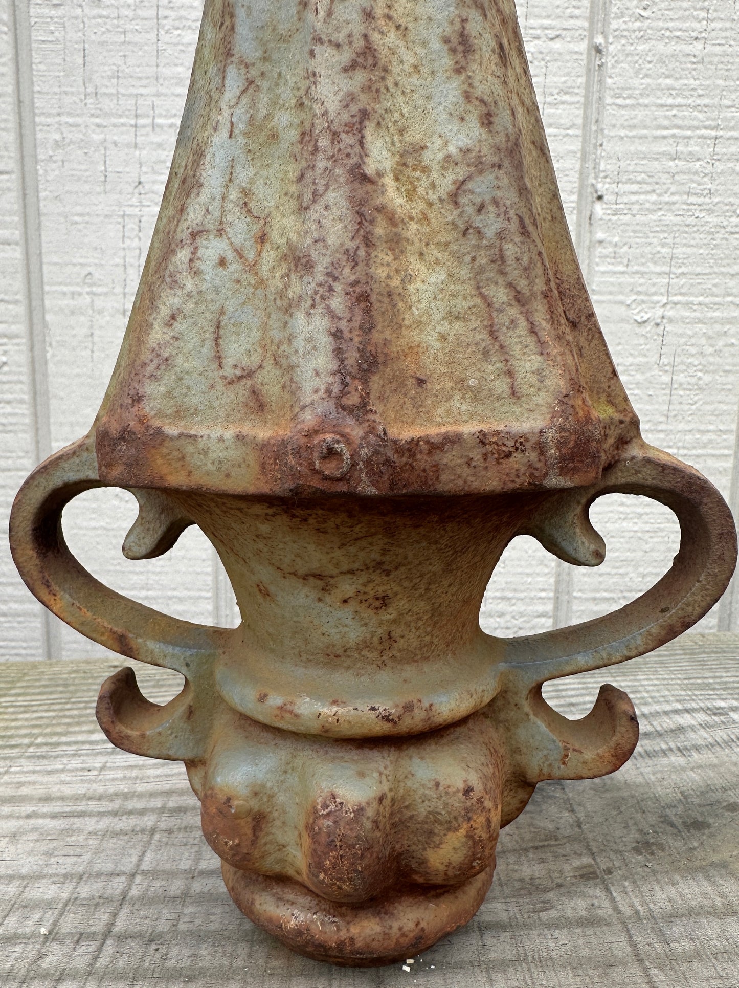 Antique Solid Cast Iron Gate Finial GA20517