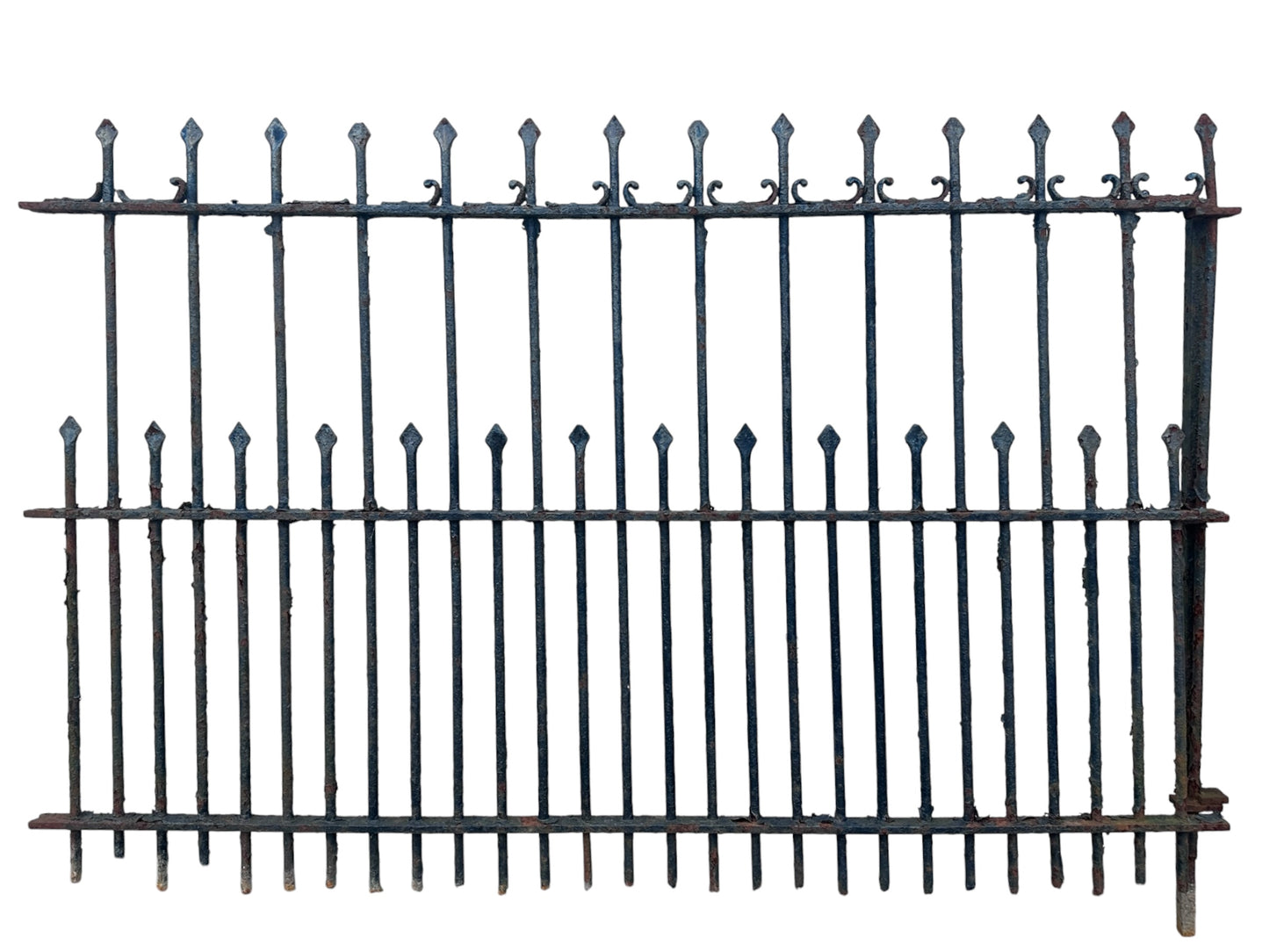 19 Ft of Wrought Iron Picket Fencing GA21064