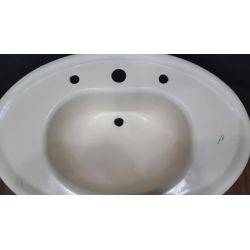 Restored Cast Iron Sink & Pedestal #GA124