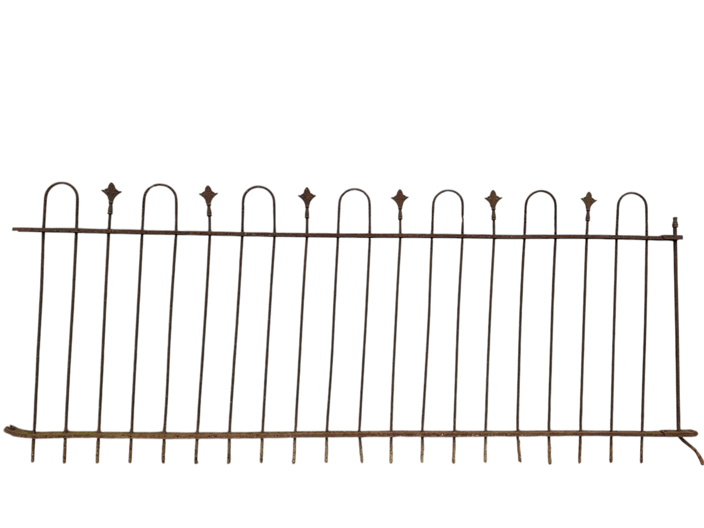 27 Ft Antique Wrought Iron Hairpin Fencing GA20881