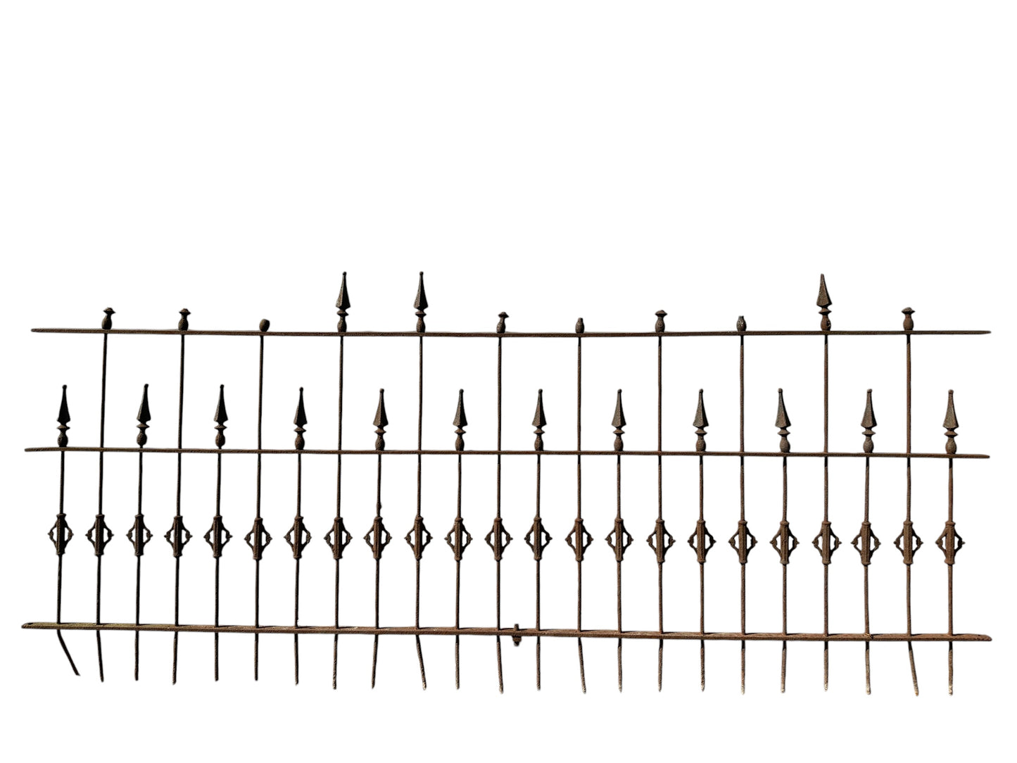12 Feet of Antique Wrought Iron Fencing GA20862
