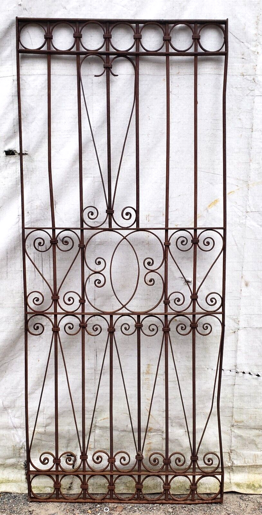 Ornate Wrought Iron Gate 76 1/2" Tall by 32 1/4" Wide GA9472
