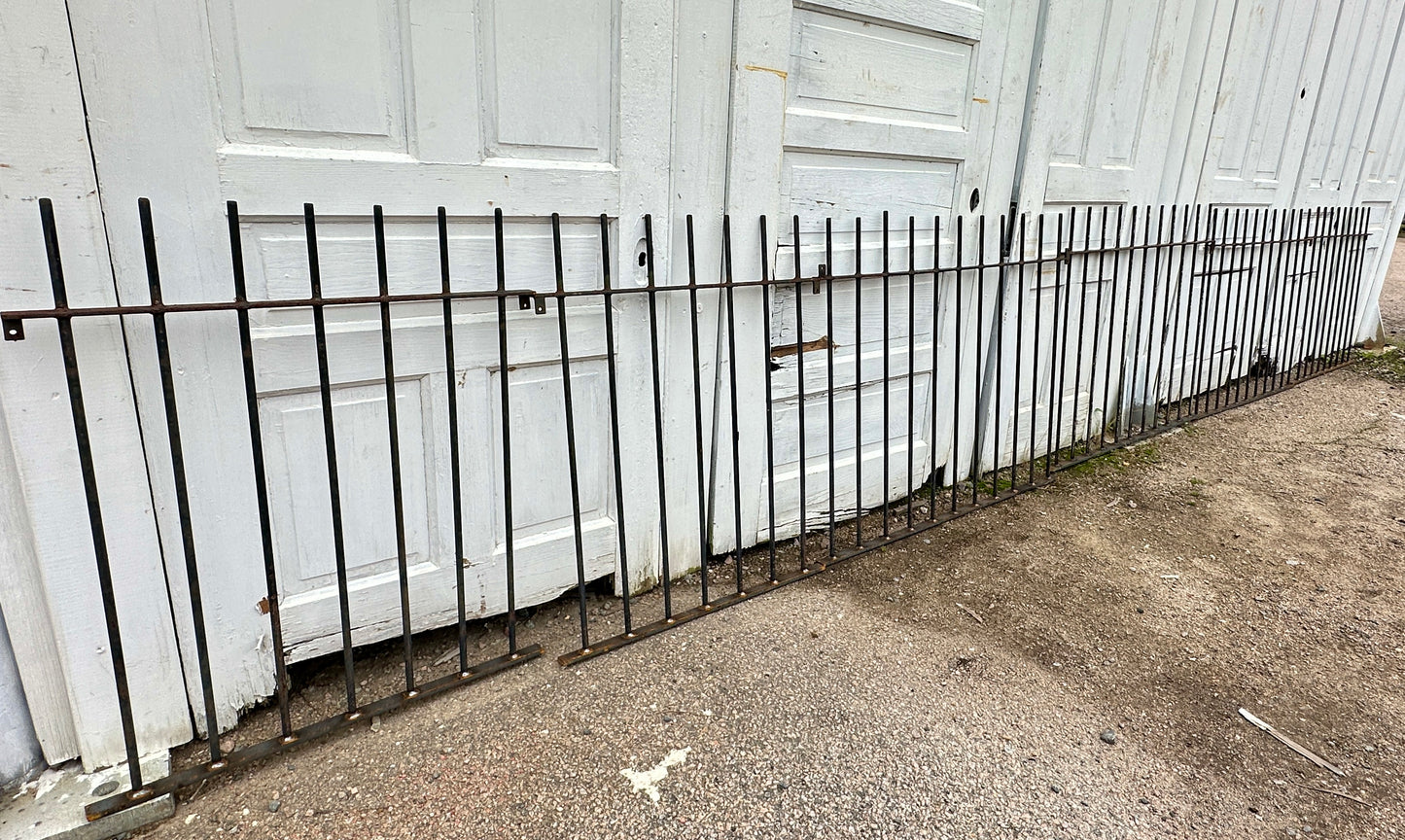 41 Linear Ft of Restored Iron Window Grates GA20439