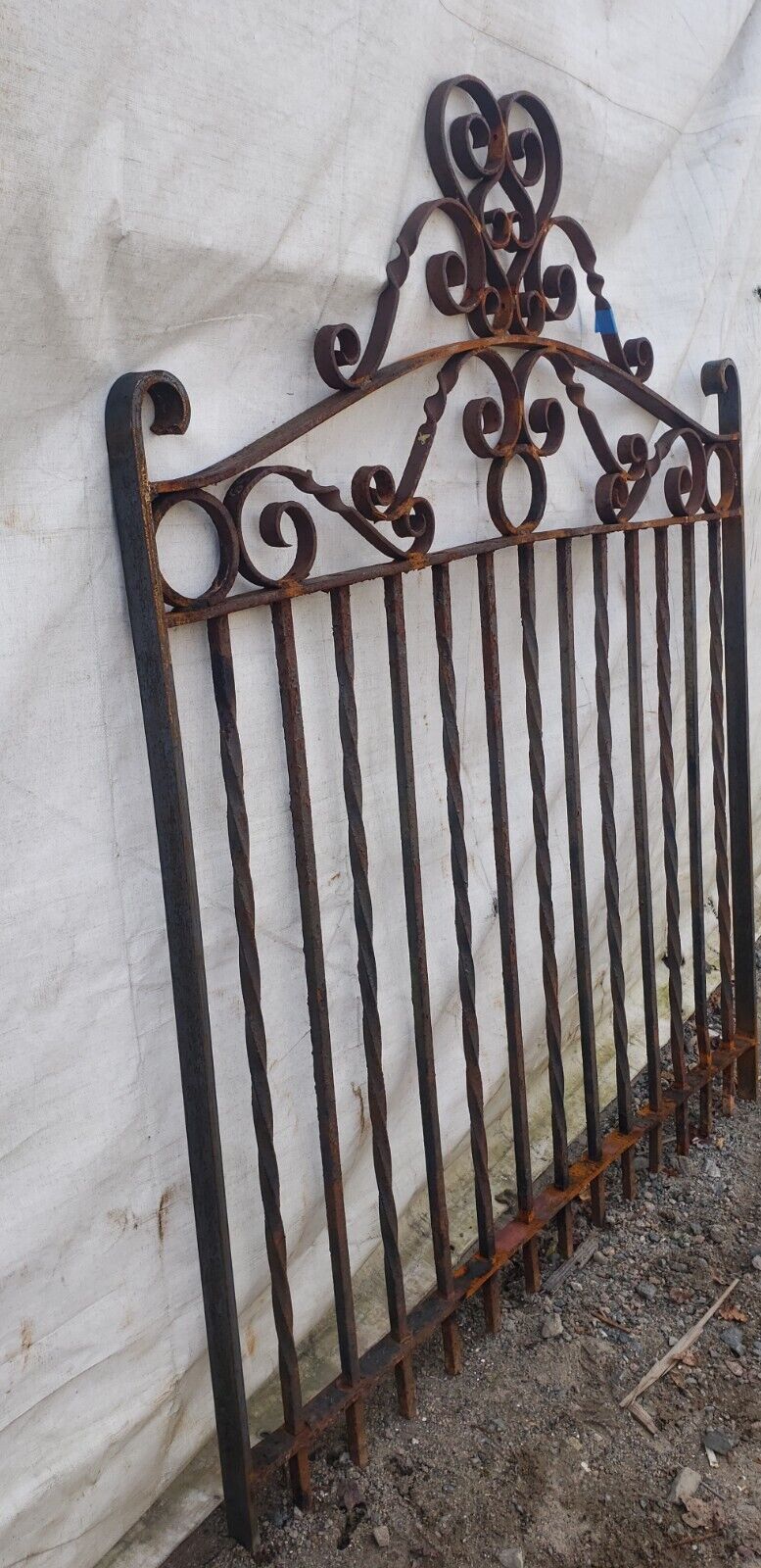 Ornate Arch Top Wrought Iron Gate 53 1/4" Wide by 64 1/2" Tall GA9608