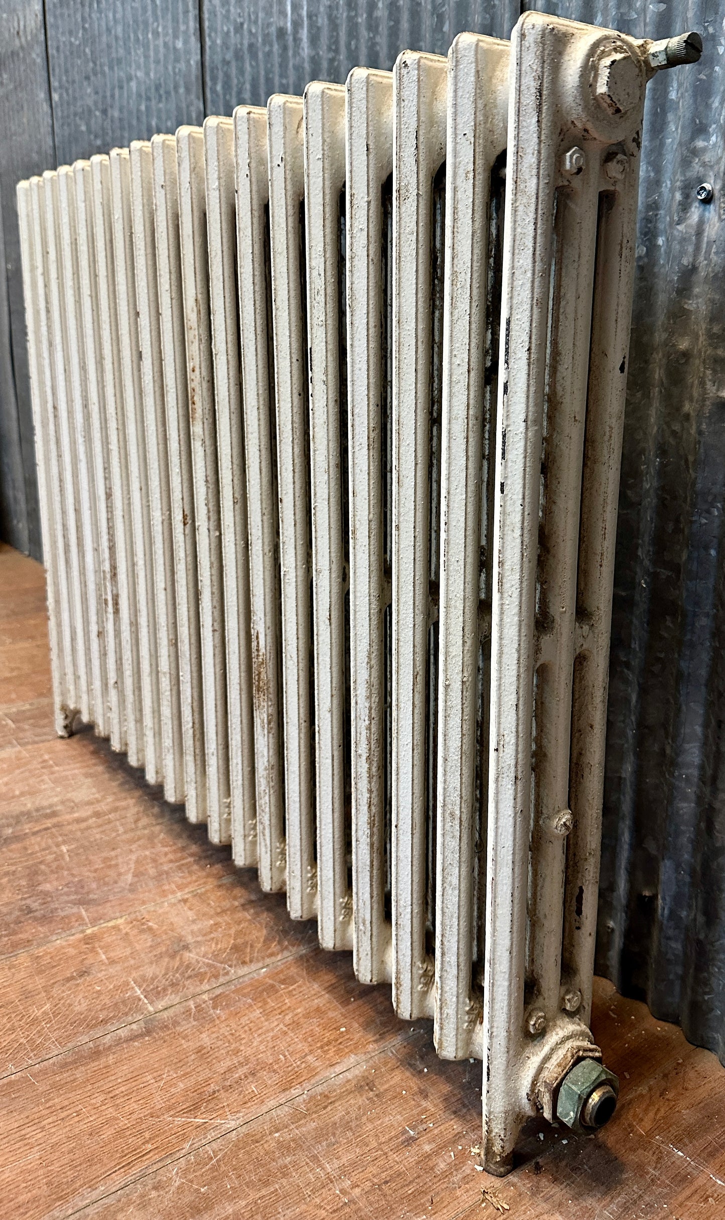 Antique Cast Iron Radiator - 33" Long x 25" Tall - GA20998