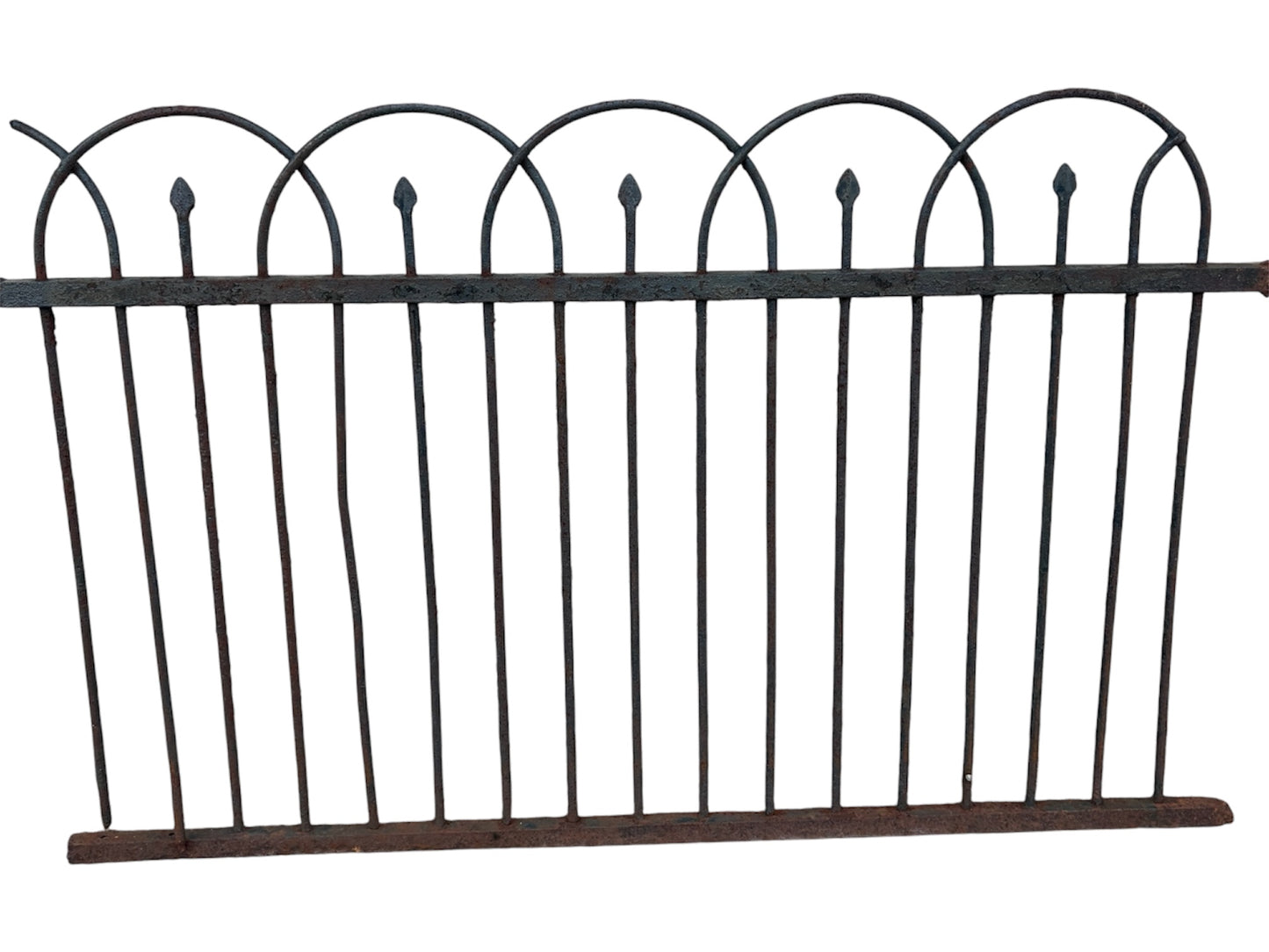 5 ft of Antique Wrought Iron Hairpin Fencing GA21134