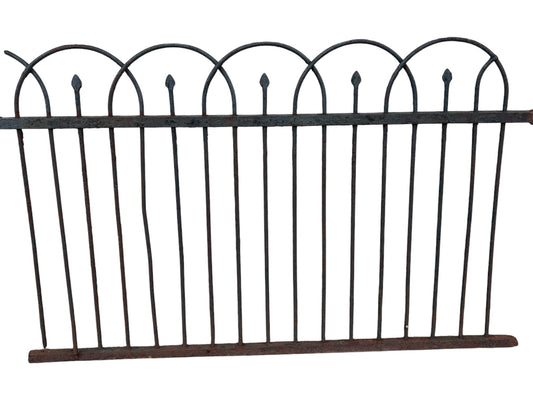 5 ft of Antique Wrought Iron Hairpin Fencing GA21134