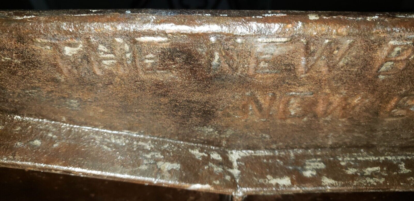 Salvaged Factory Cast Iron Three Tiered Etagere Shelf