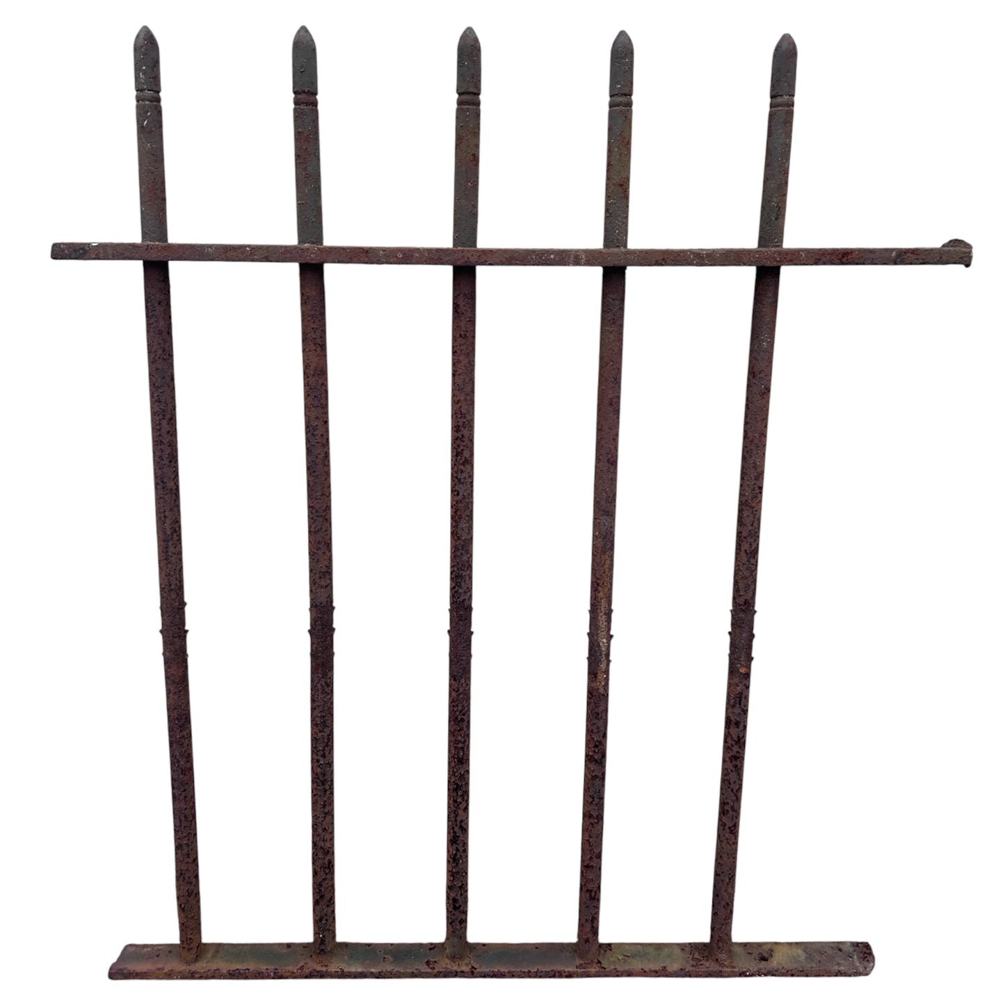 11 Feet Antique Wrought Iron Picket Fencing GA21058