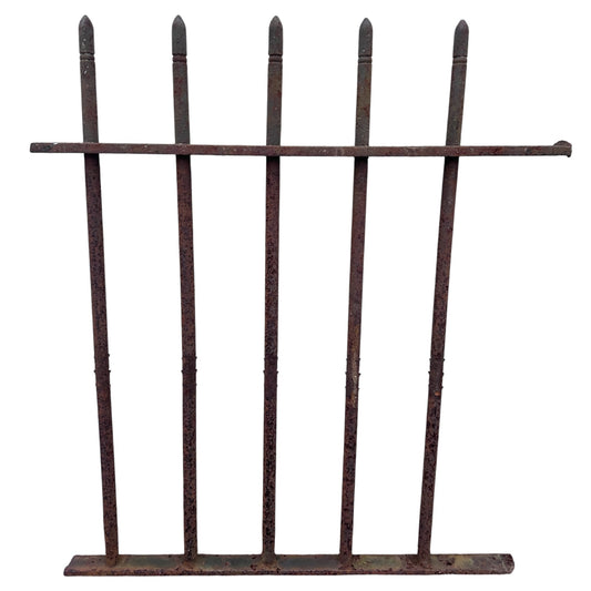 11 Feet Antique Wrought Iron Picket Fencing GA21058