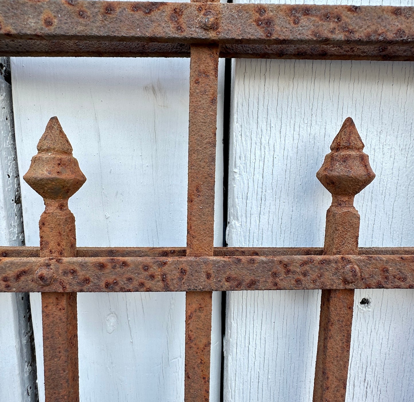Antique Iron Garden Gate w/ Floral Accents GA20402