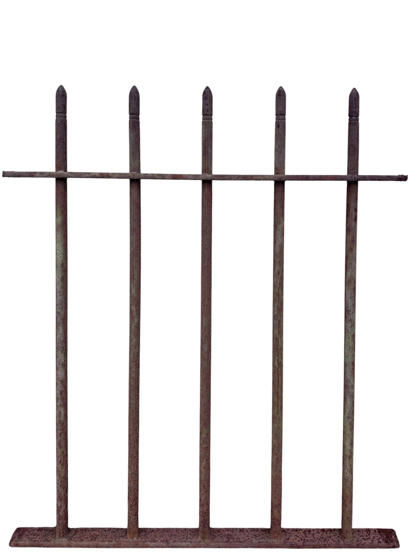 11 Feet Antique Wrought Iron Picket Fencing GA21058