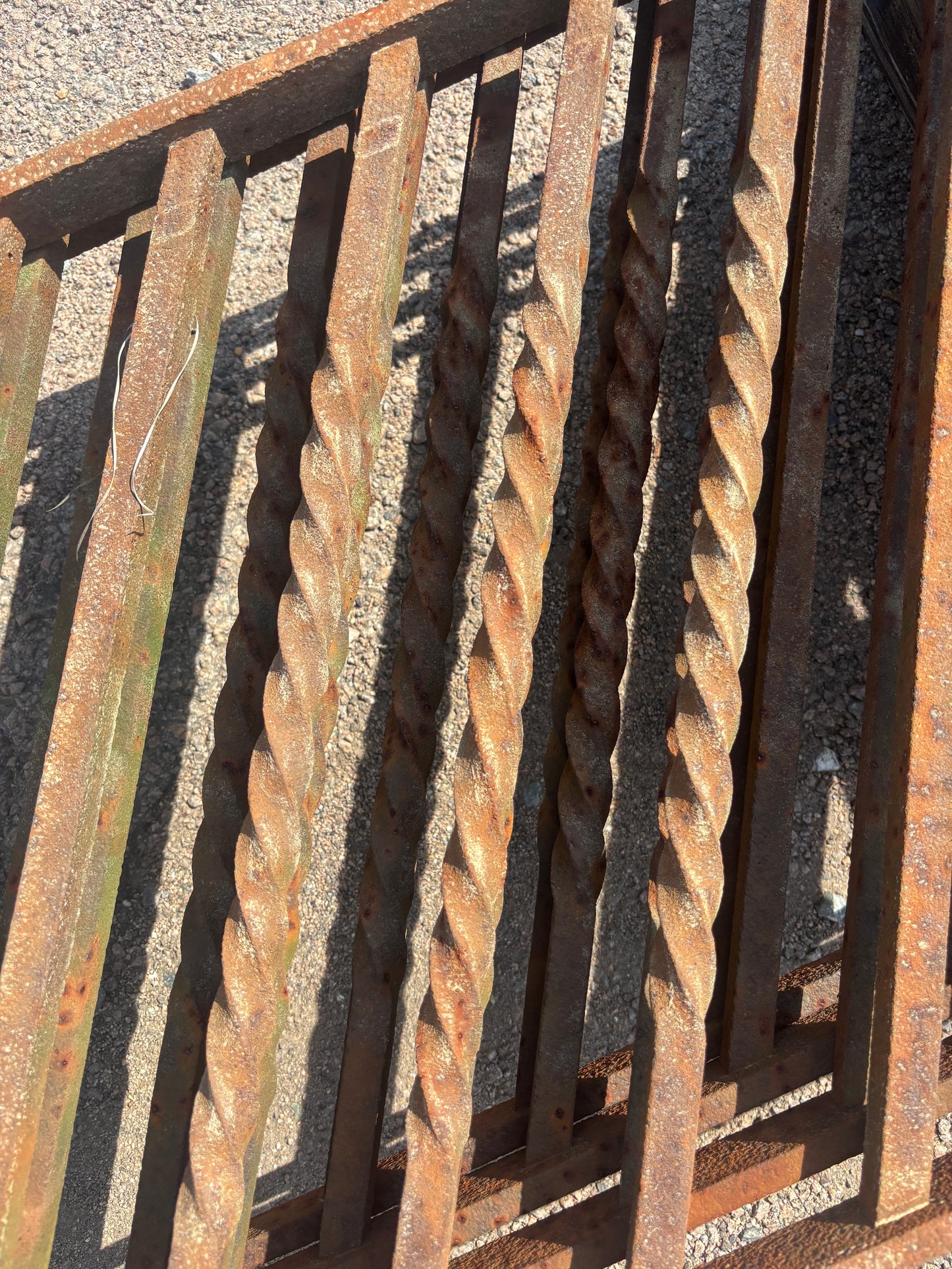 46.5 Feet of Wrought Iron Railings GA21233