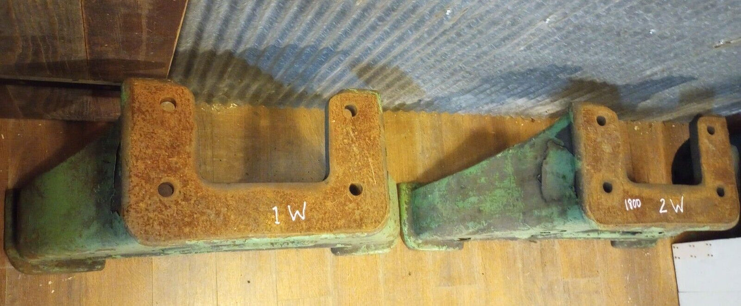 Pair of Cast Iron Machine Legs 16 1/2" Tall x 32" Wide