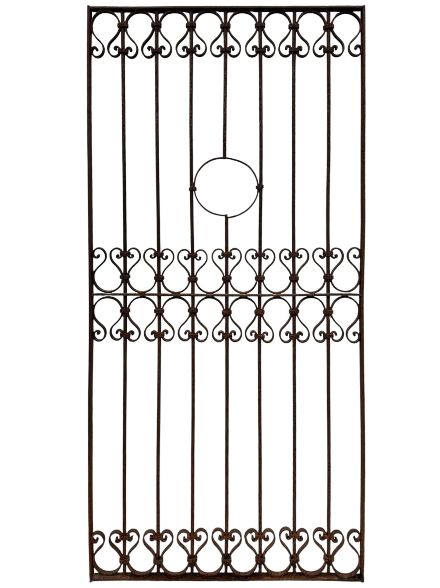 Antique Wrought Iron 75"+ Tall Gate GA20741