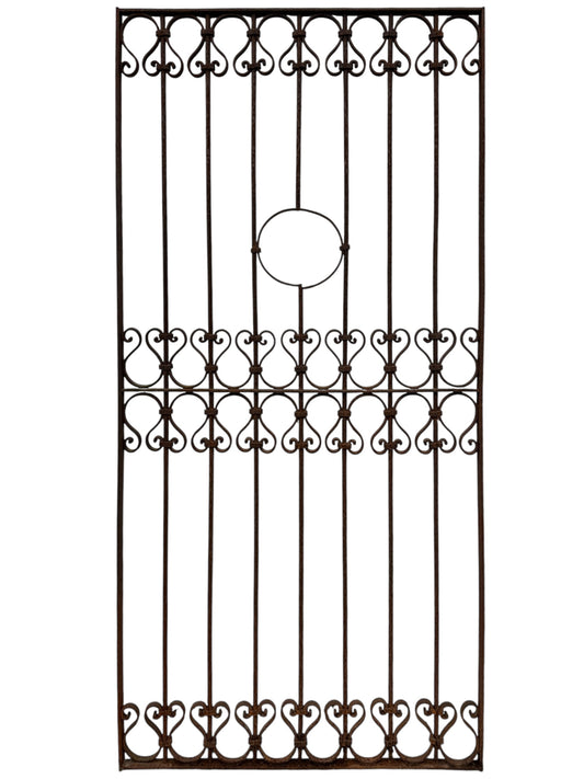 Antique Wrought Iron 75"+ Tall Gate GA20741