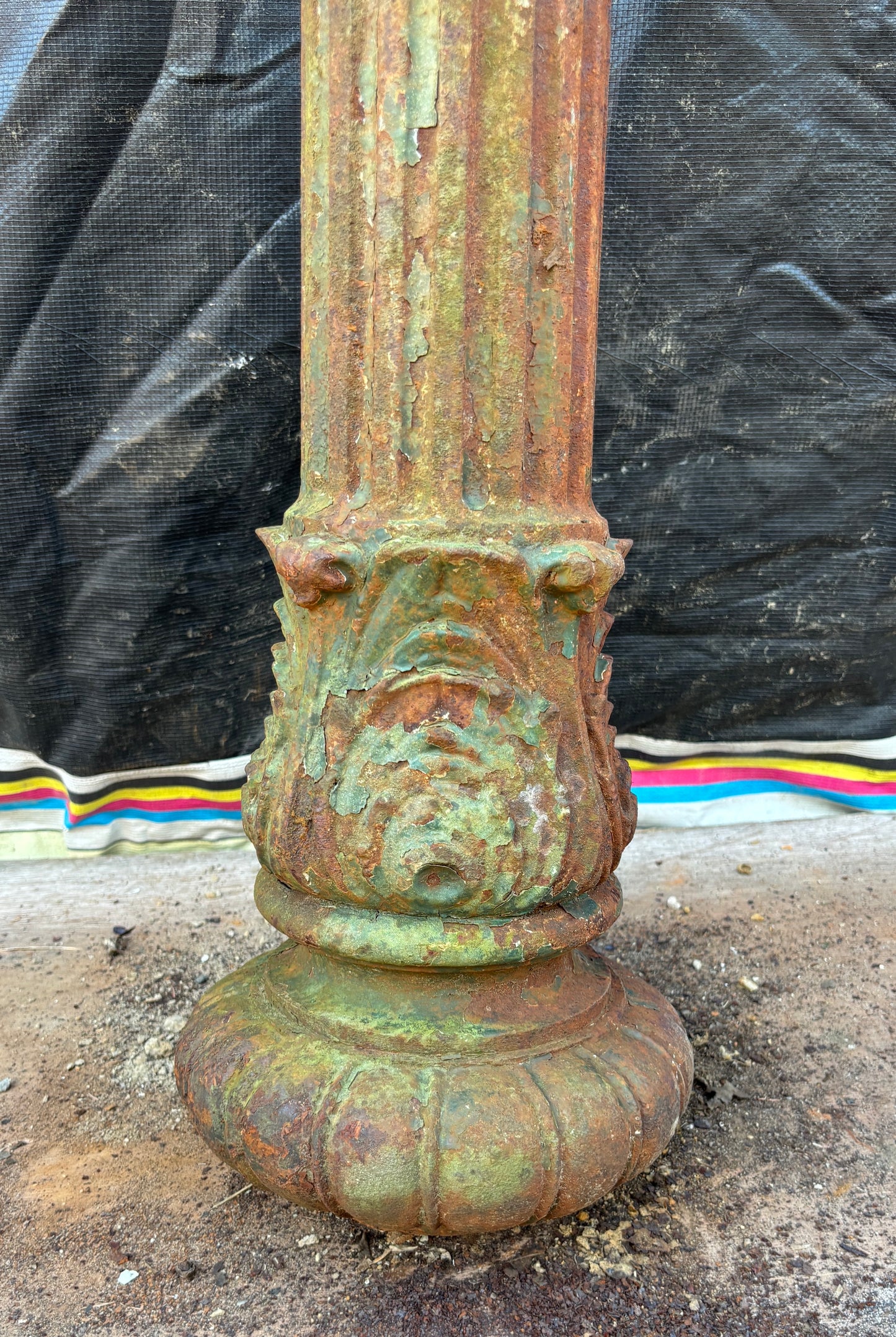 Cast Iron Newel Post GA21572