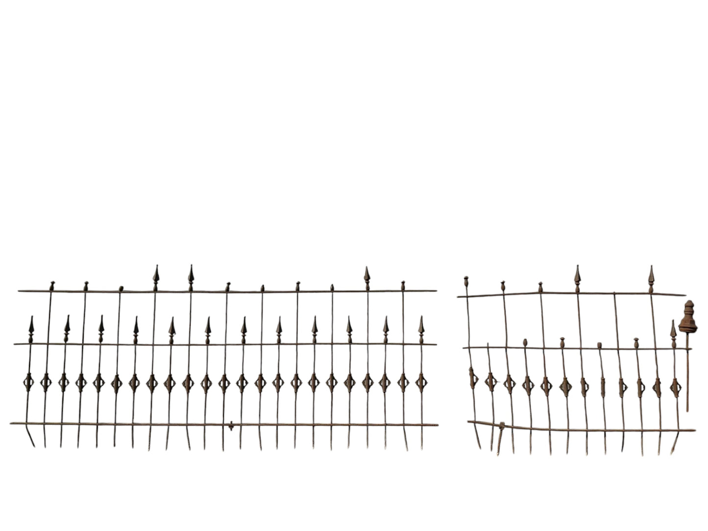 12 Feet of Antique Wrought Iron Fencing GA20862