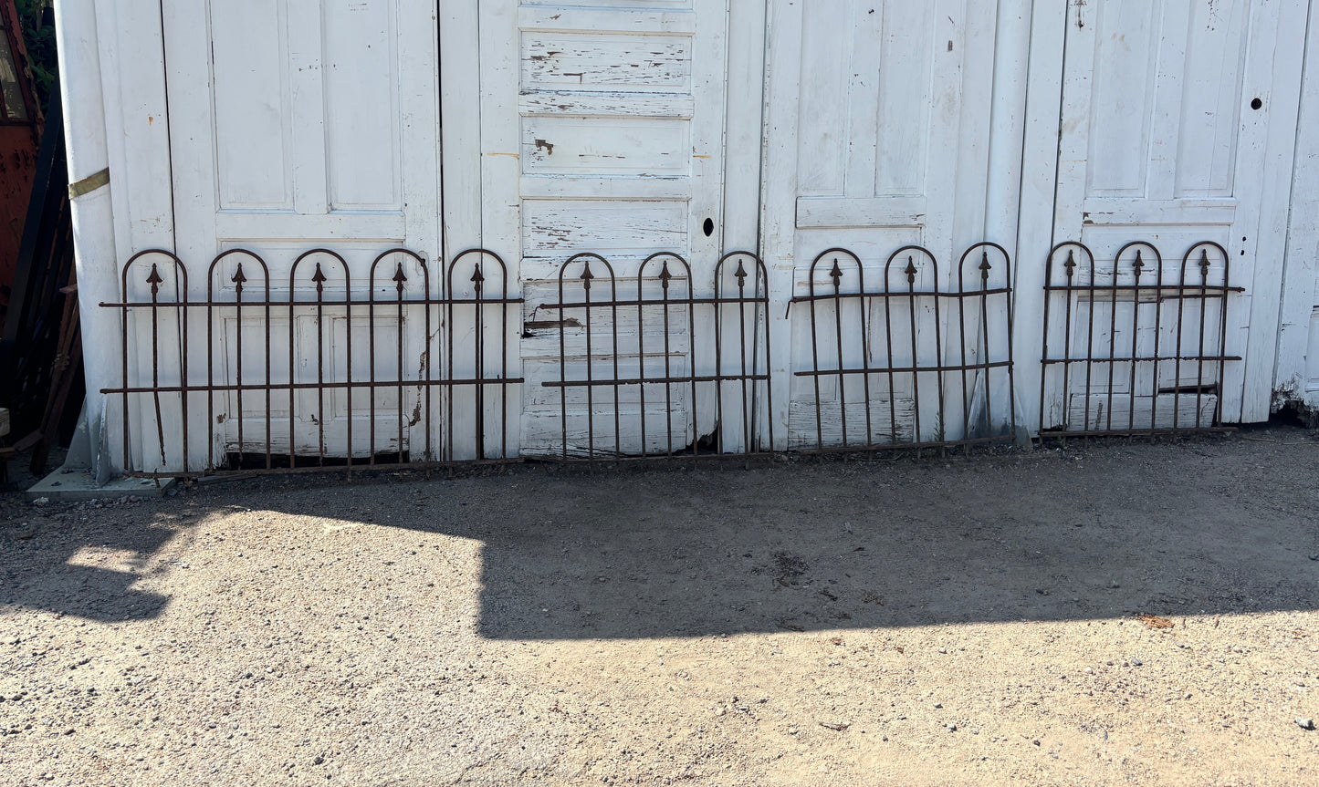 13 Feet of Wrought Iron Hairpin Fencing GA21241