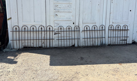 13 Feet of Wrought Iron Hairpin Fencing GA21241