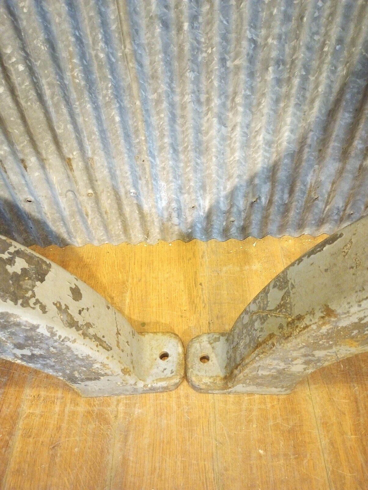 Pair of Cast Iron Machine Legs 24" T x 37" W