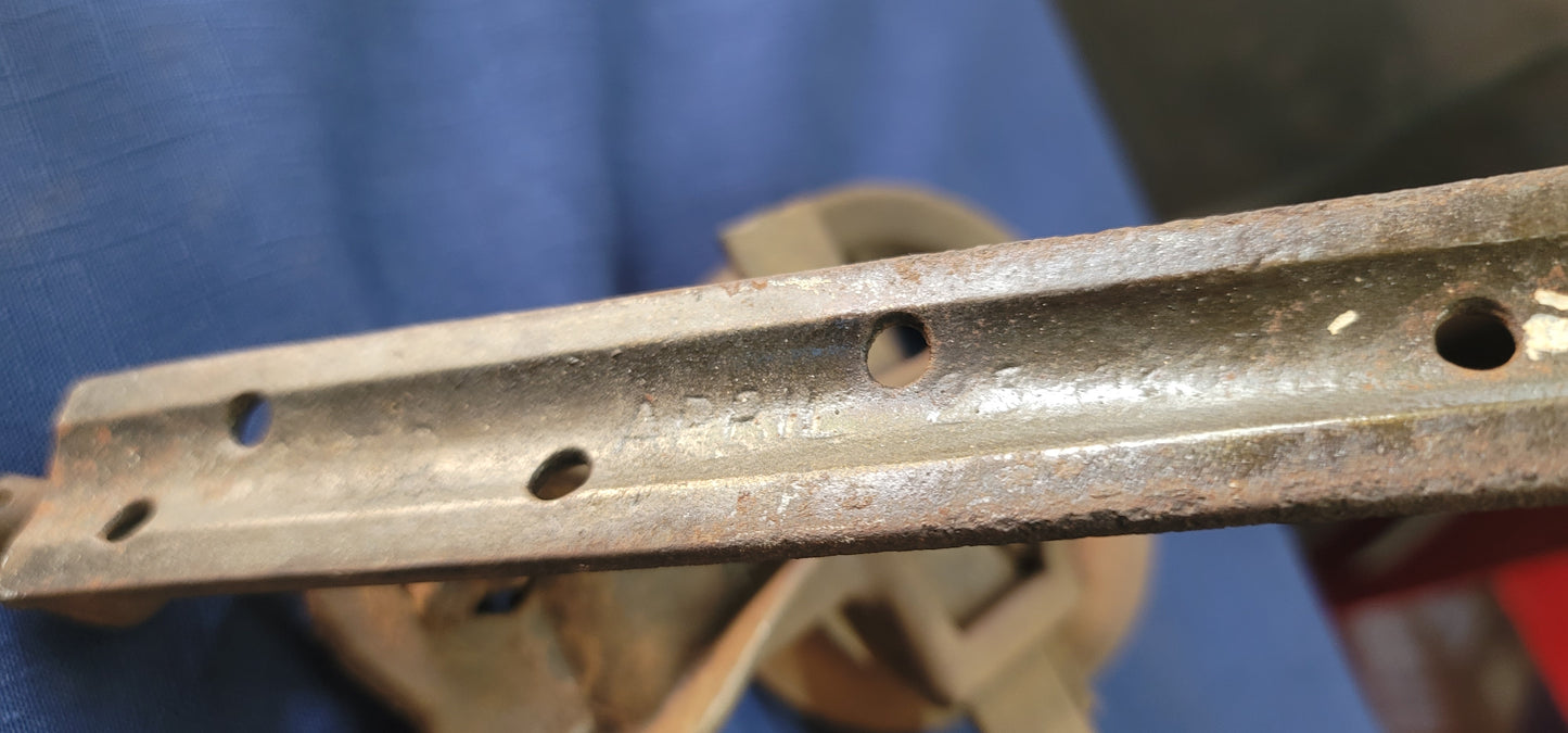 Rare 1880's 2 Sets of Cast Iron Pocket Door Wheel Rollers w/ Screws GS00652
