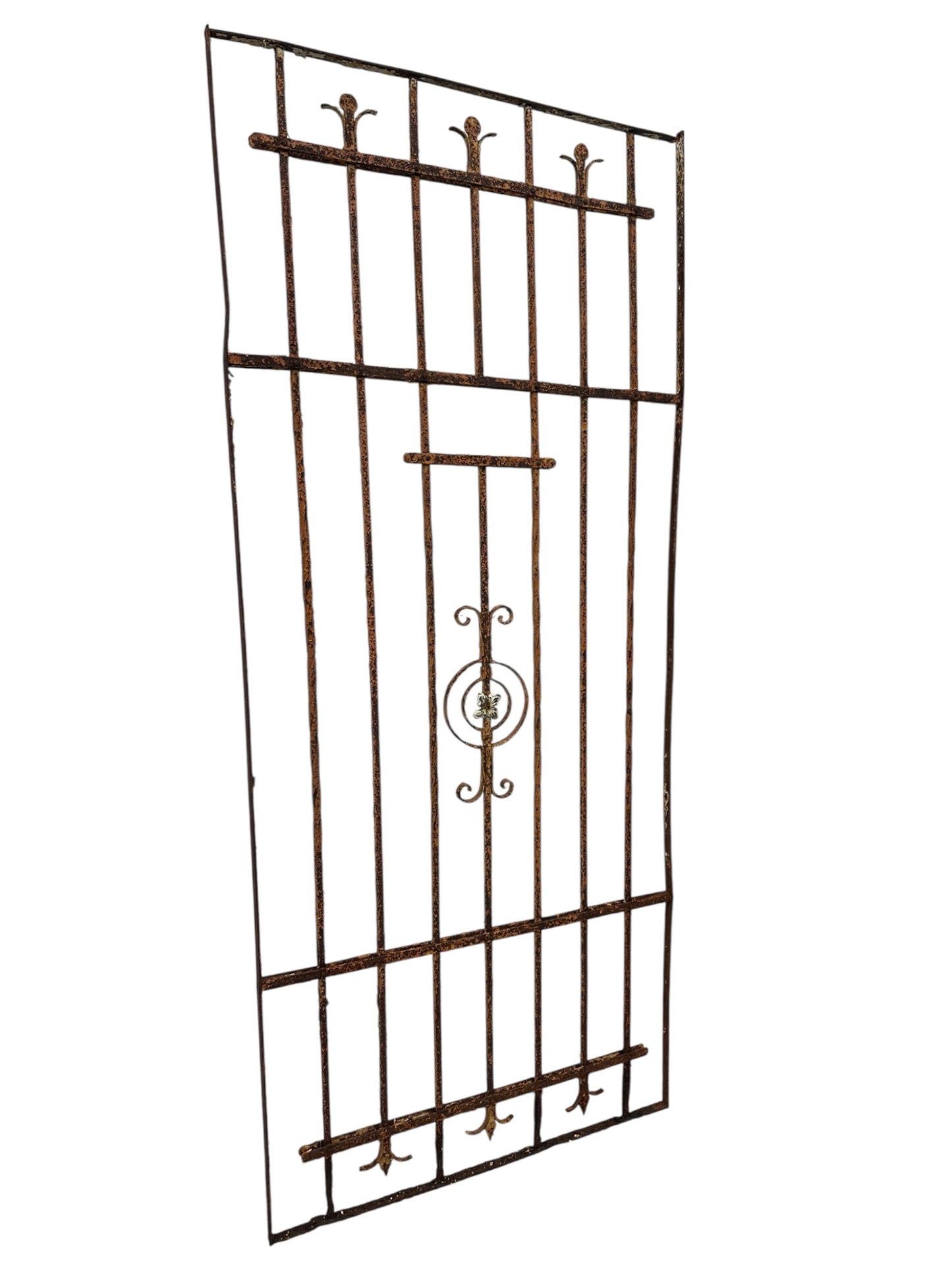 Antique Wrought Iron 81"+ Tall Gate GA20742