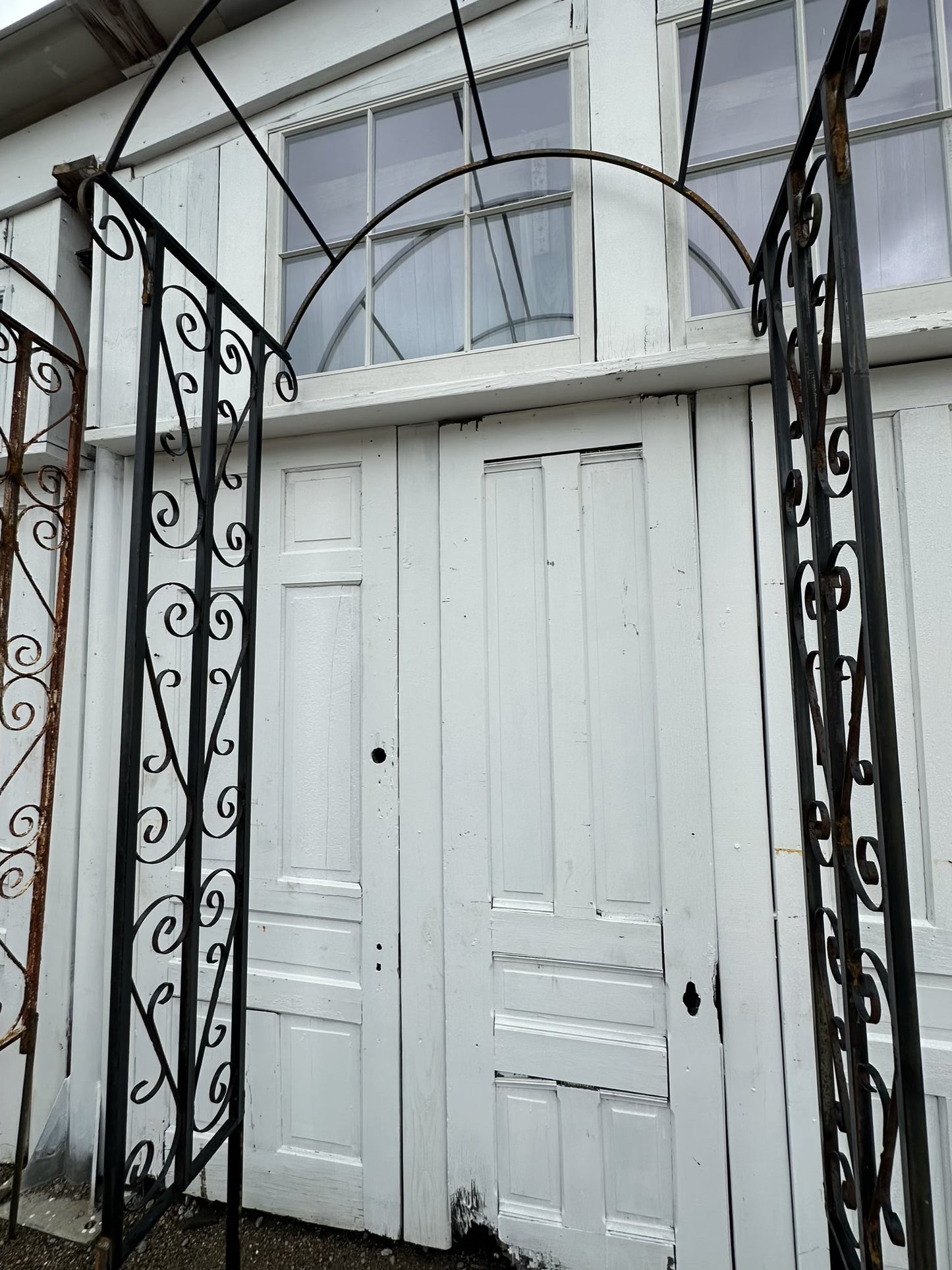 8 Ft Wrought Iron Arbor GS6055