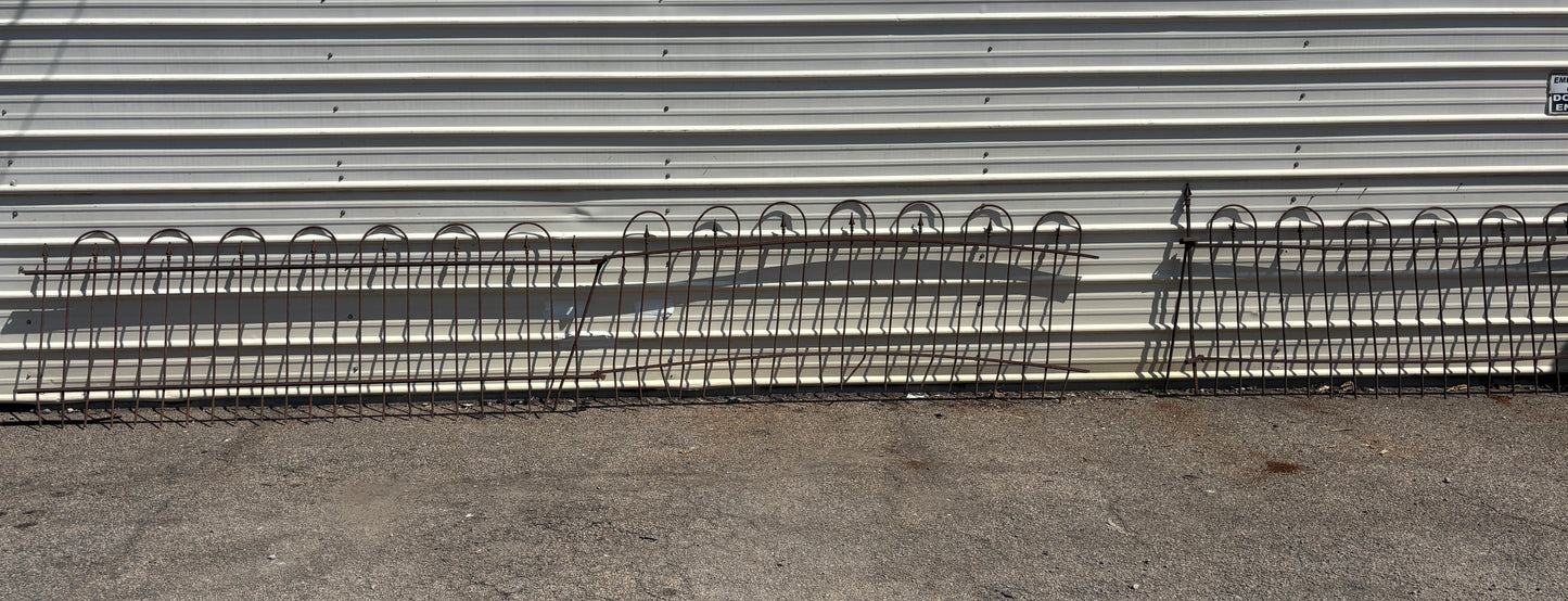 75 Feet of Wrought Iron Hairpin Fencing GA21242