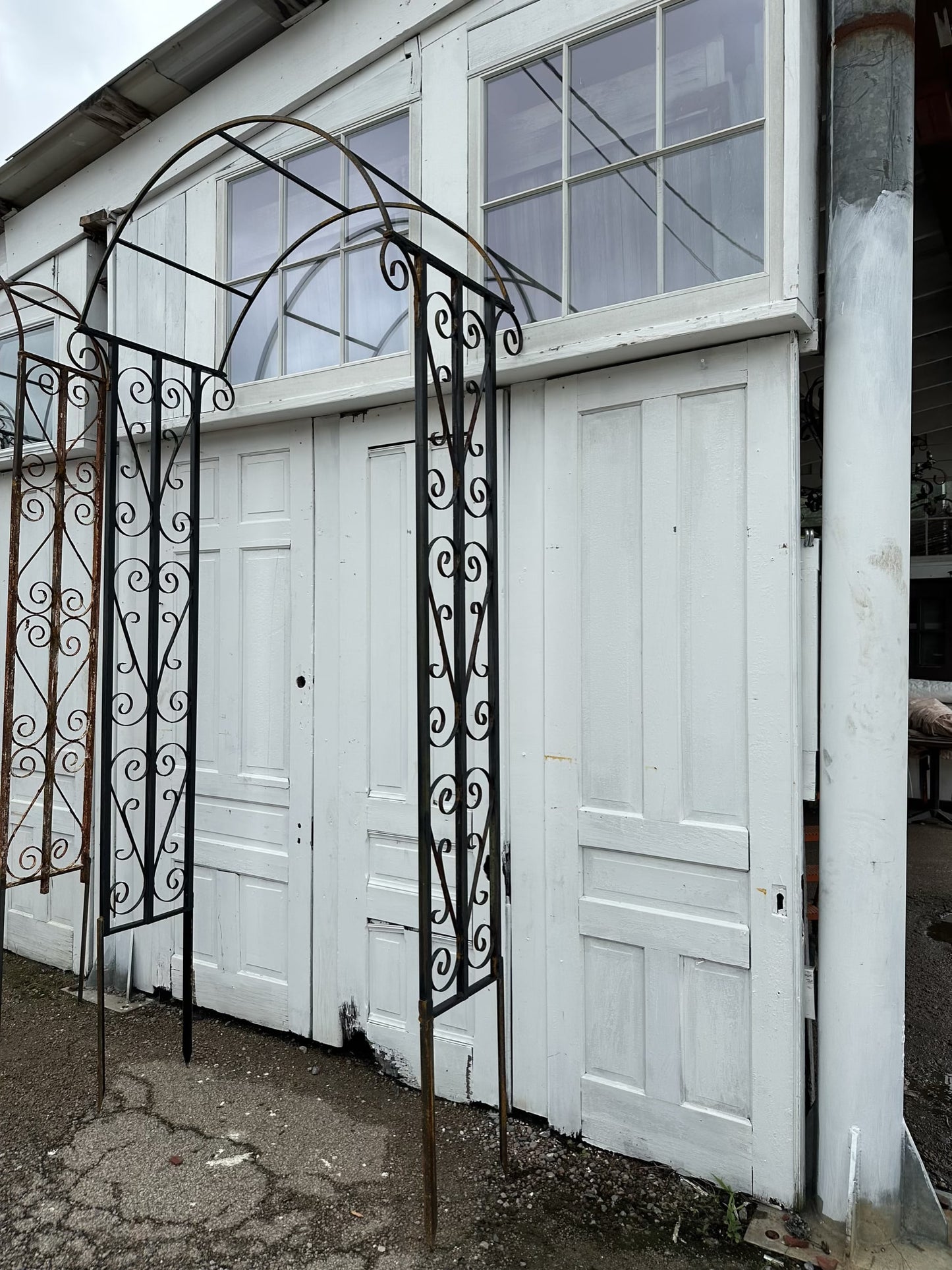 8 Ft Wrought Iron Arbor GS6055