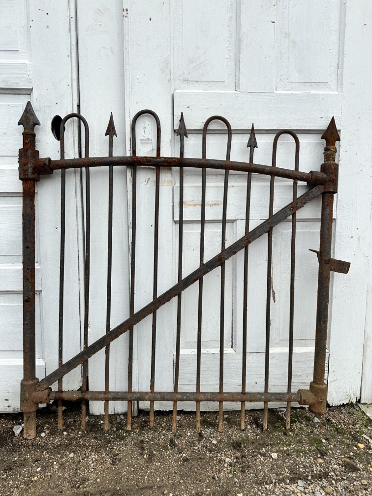 Antique Iron Hairpin / Spear Top Garden Gate GA20256