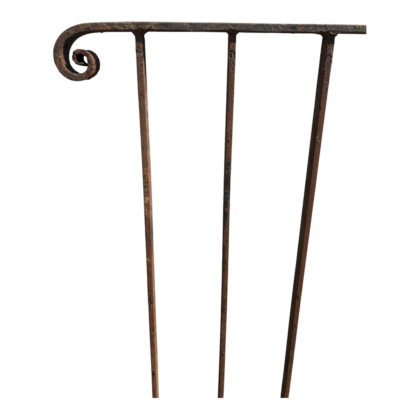 Pair of Wrought Iron Porch Top Railings GA21138