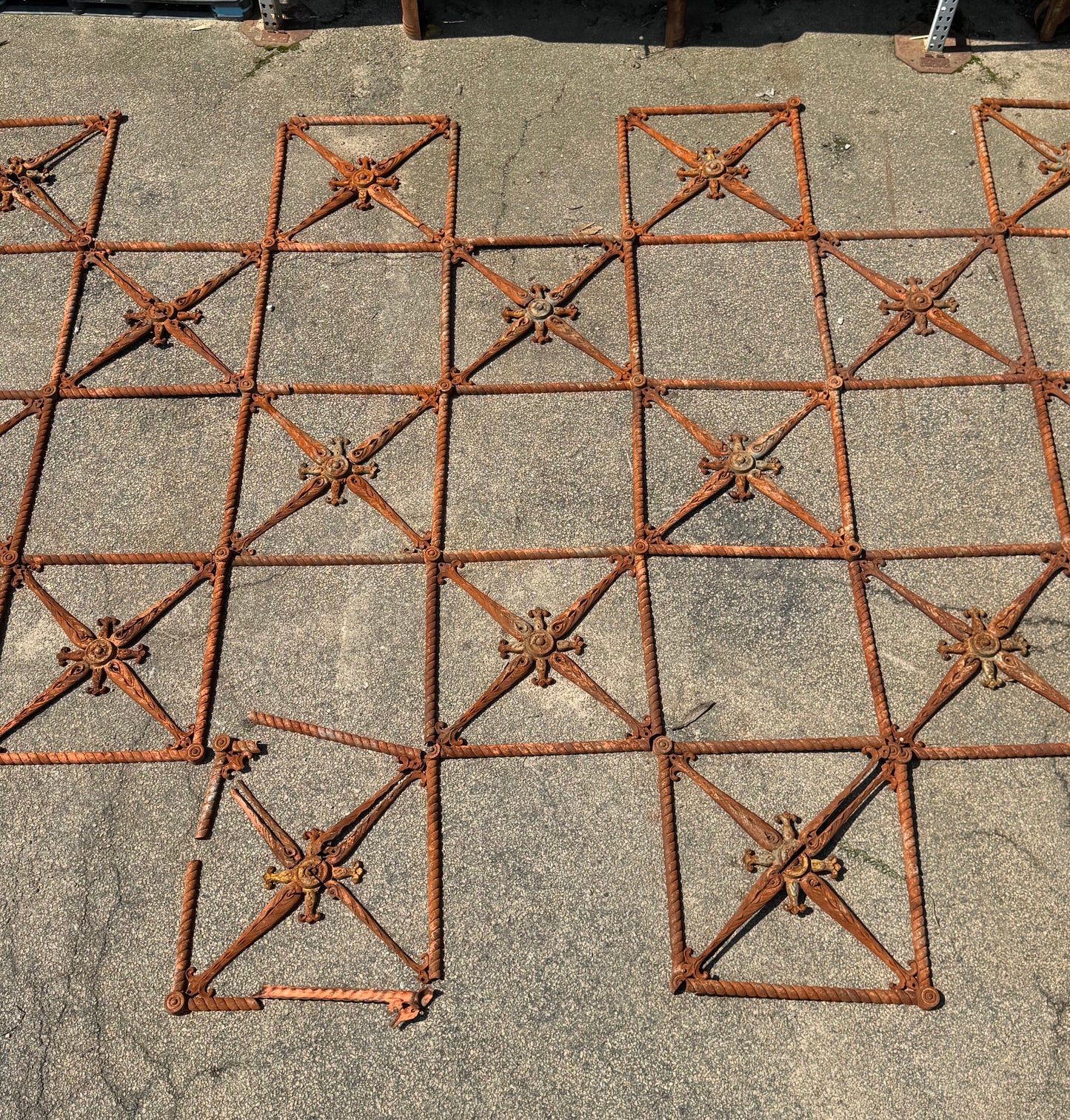Set of 24 Iron Ceiling Tiles GA21393