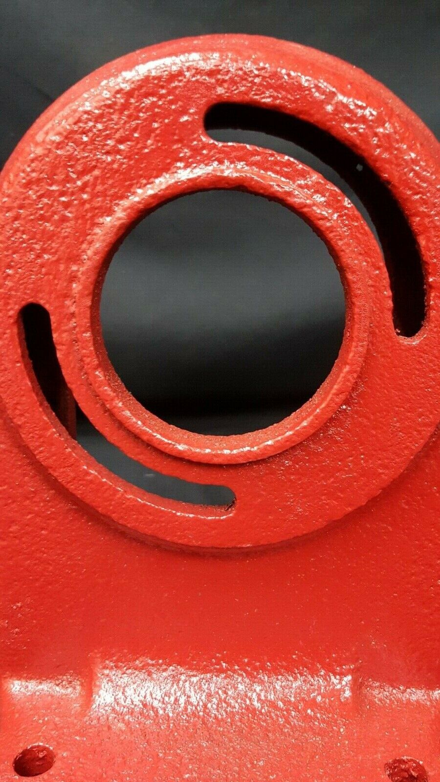 Vintage & Restored Cast Iron Air Pump Meter Top Base