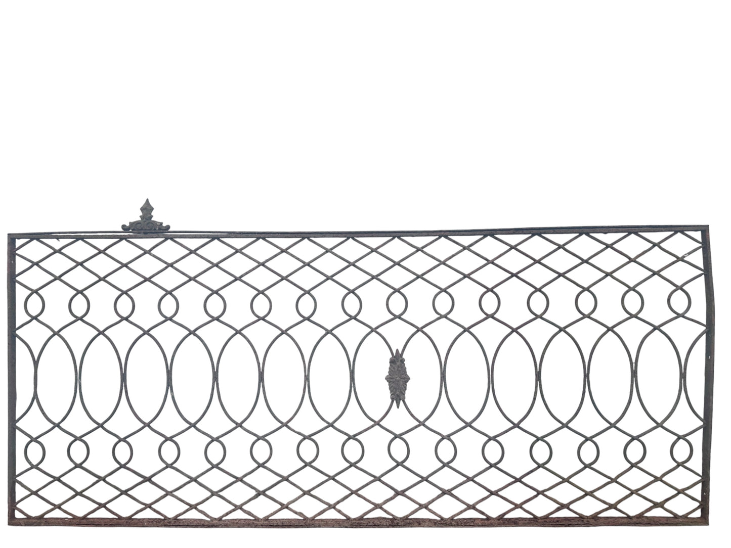 45 Ft of Antique Wrought Iron Fencing GA21062
