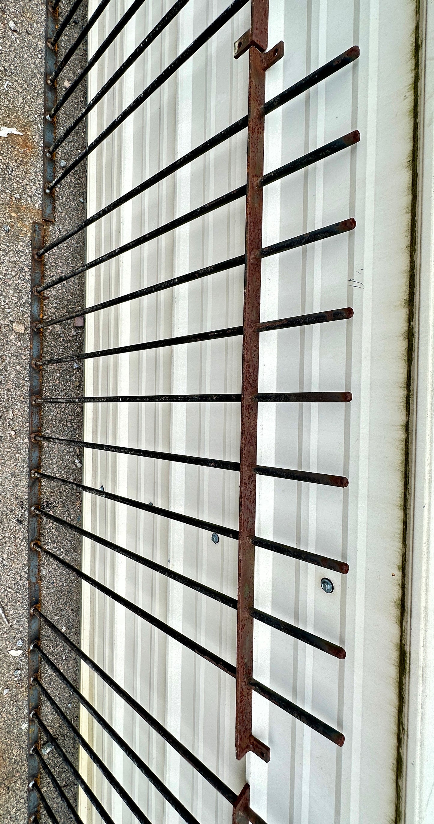 41 Linear Ft of Restored Iron Window Grates GA20439