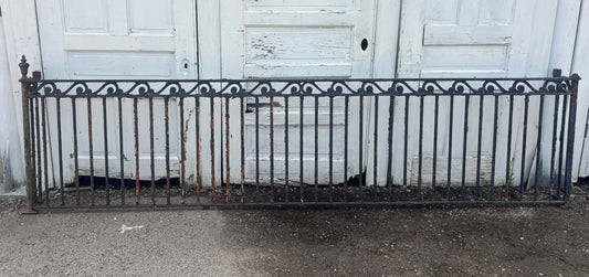 10.5 Foot Iron Fence Panel GA21321